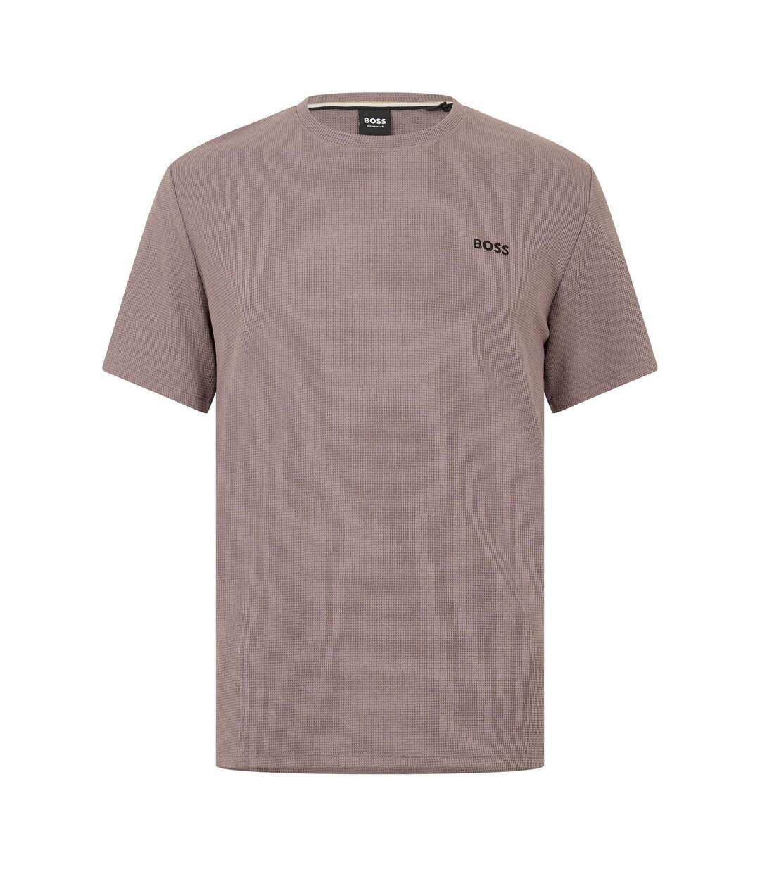 Mens Waffle Knit Pyjama Top Mushroom Boss-1