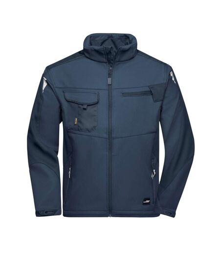 Veste Softshell Strong Adulte Bleu Marine James And Nicholson