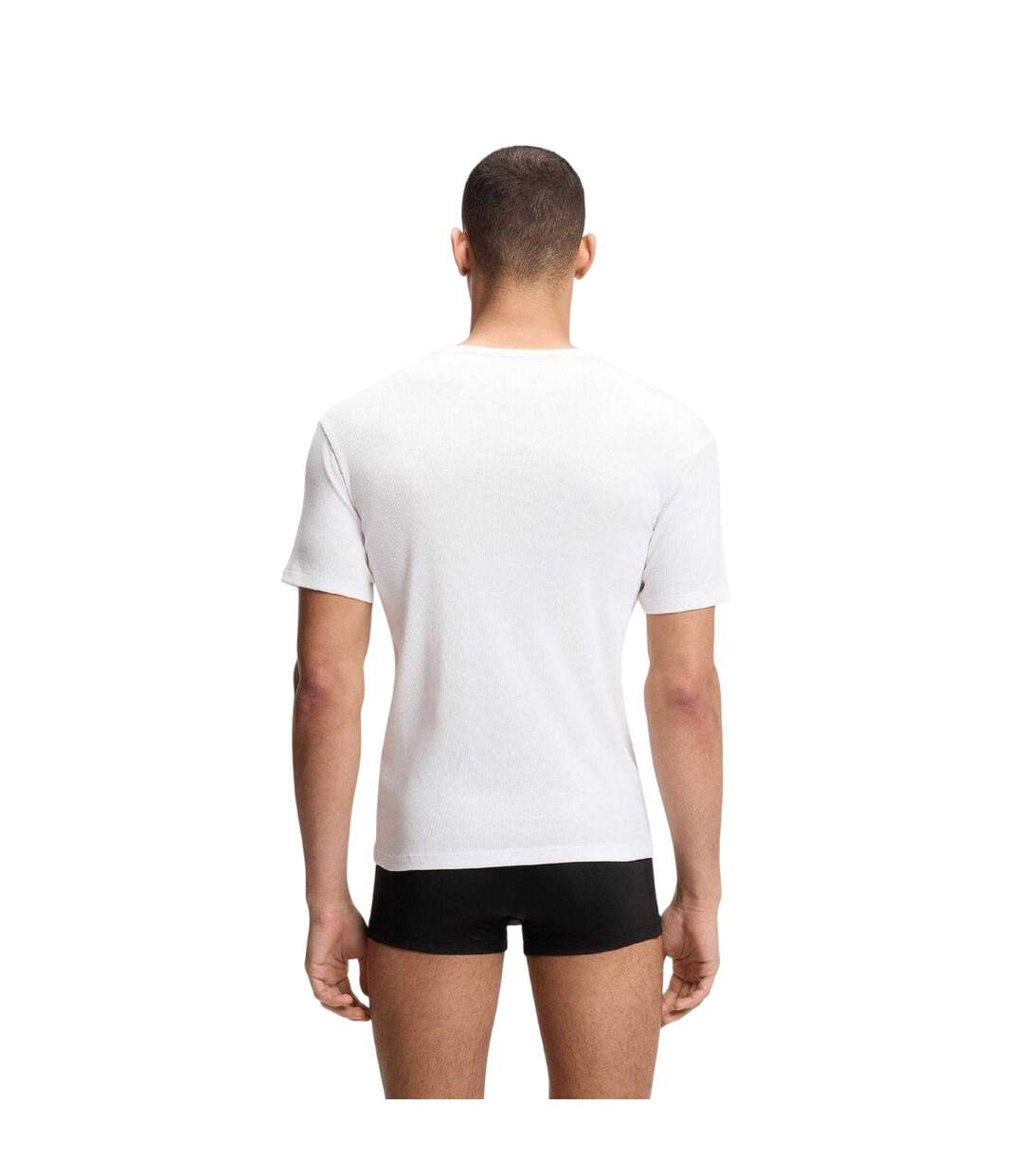 Lot De 2  T-shirts Manches Courtes Homme Blanc Hugo-3
