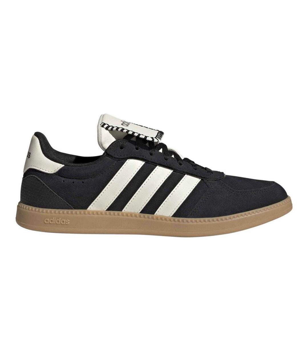 Baskets Motif/style 3 Rayures Femme Noir Blanc Marron Pâle Adidas-1