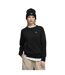 Womens/ladies Essentials Elevated Sweatshirt  Black Puma-4