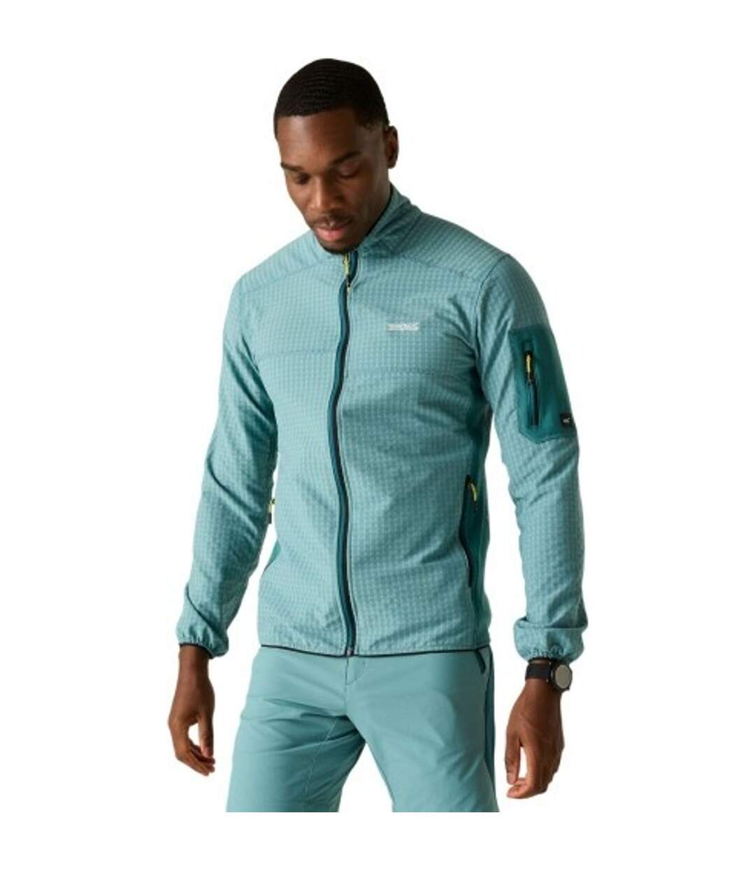 Haut Polaire Baslinn Homme Bleu Clair Vert Sarcelle Regatta-1