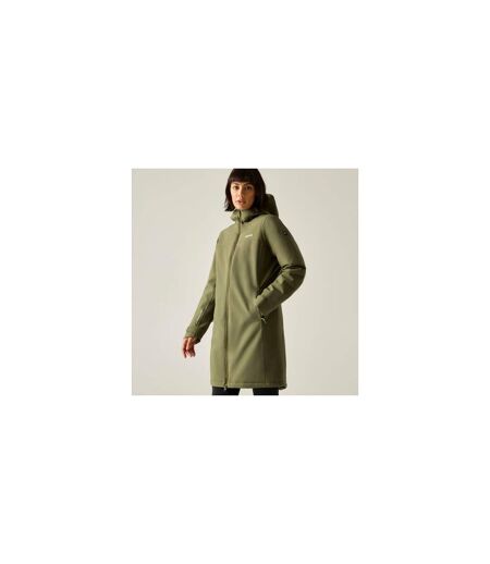 Veste Imperméable Taline Femme Kaki Foncé Regatta