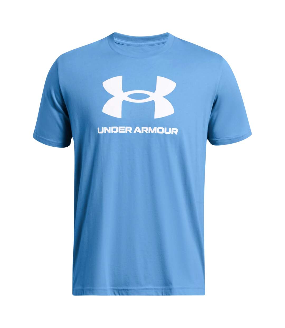 T-shirt Motif/style Logo Homme Bleu Clair Under Armour-1