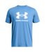 T-shirt Motif/style Logo Homme Bleu Clair Under Armour-1