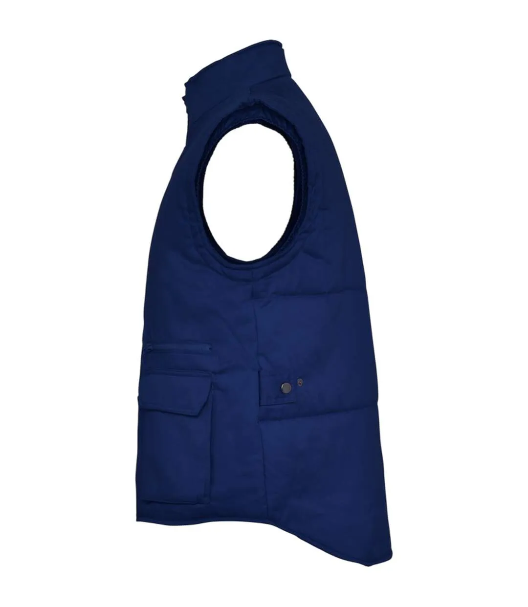 Mens Almanzor High-neck Multi-purpose Gilet Navy Blue Roly Workwear-3