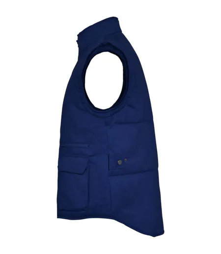 Mens Almanzor High-neck Multi-purpose Gilet Navy Blue Roly Workwear