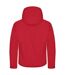 Mens Classic Soft Shell Jacket Red Clique-2