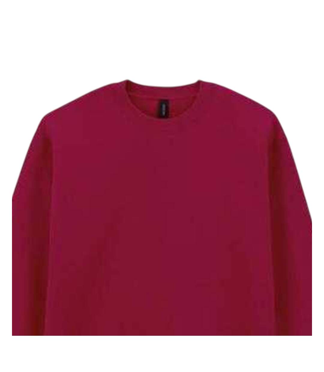 Mens Hammer Maxweight Crew Neck Sweatshirt Cherry Red Gildan-2