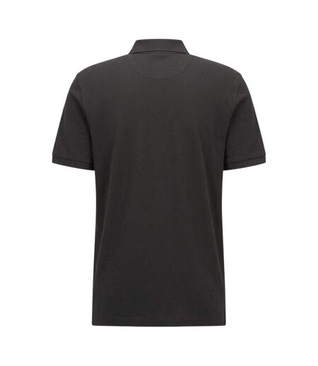 Polo Motif/style Logo Brodé Pallas Homme Noir Boss