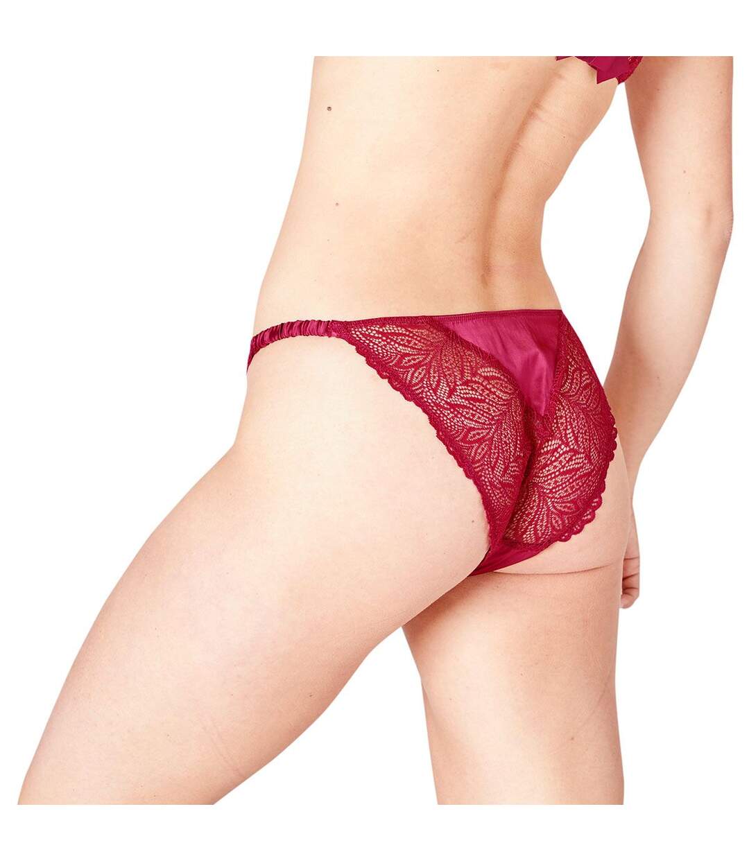 Culotte en dentelle bordeaux Amsterdam