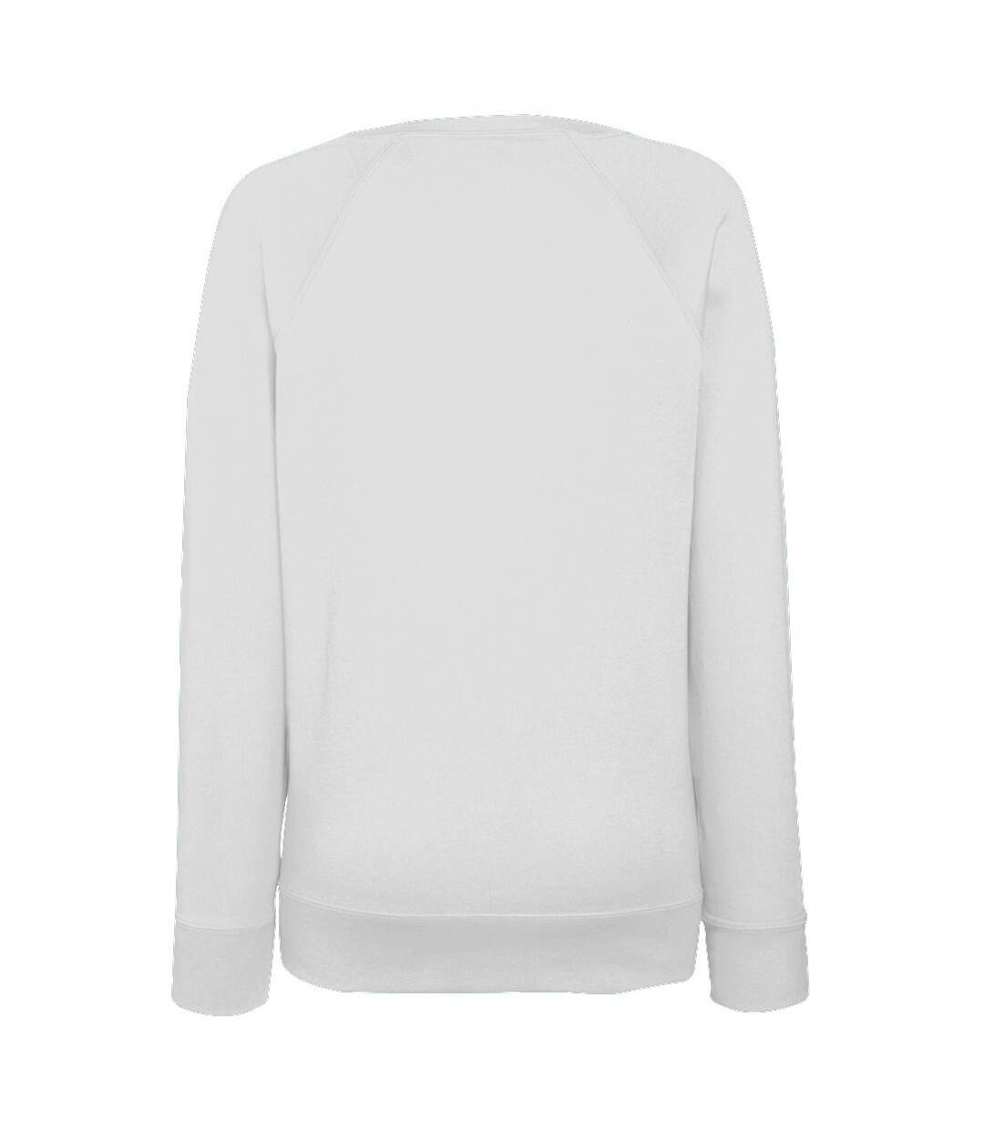 Sweatshirt à manches raglan femme blanc Fruit of the Loom-2