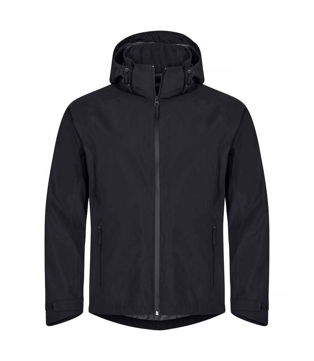 Mens Classic Soft Shell Jacket Black Clique-1