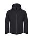 Mens Classic Soft Shell Jacket Black Clique-1