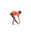 Legging Performance Femme Gris Orange Clair Réfléchissant Under Armour-1