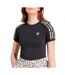 T-Shirt noir femme adidas iw8478-1