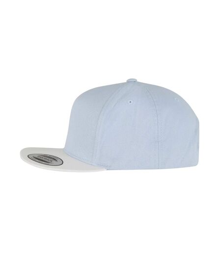 Casquette De Baseball Yupoong Adulte Bleu Clair Blanc Flexfit