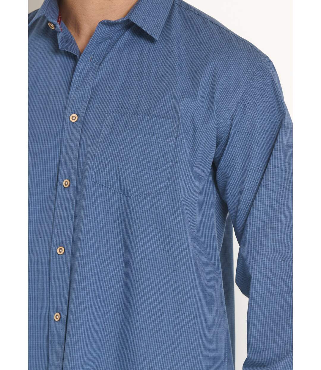 Chemise manches longues entretien facile-4