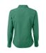 Premier Womens/Ladies Poplin Long Sleeve Blouse / Plain Work Shirt (Emerald) - UTRW1090