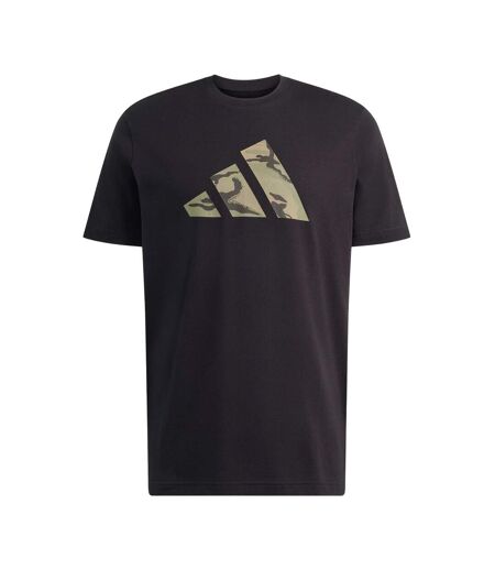 T-shirt Motif/style Logo Camouflage Homme Noir Adidas