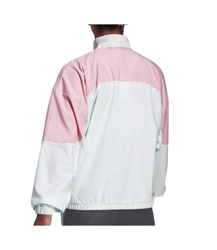 Veste de survêtement Rose/Blanc Femme Adidas Colorblock - XS