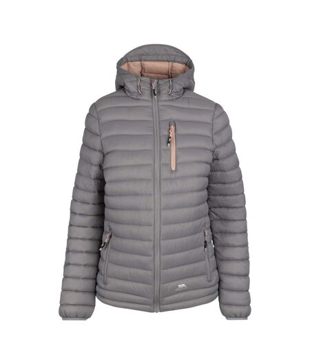 Womens/ladies lenka hooded padded jacket platinum Trespass