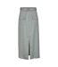 Jupe Droite Tanne Femme Vert De Gris Vero Moda-2