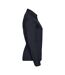 Womens/ladies Poplin Easy-care Long-sleeved Shirt French Navy Russell Collection-3