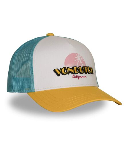 Casquette trucker avec filet et devant imprimé avec broderie Surf Vondutch