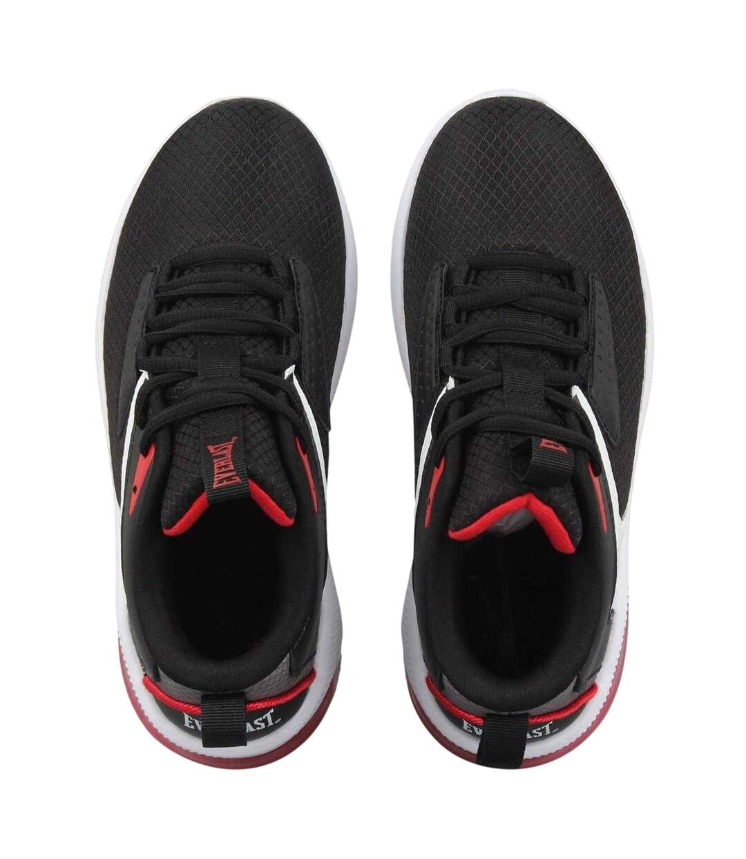 Childrens/kids Swish Trainers Black White Red Everlast-3