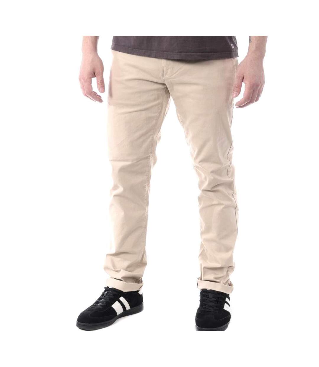Pantalon chino écru homme paname brothers costa1-1