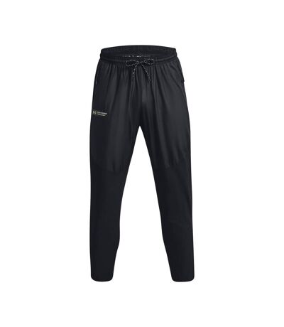 Mens Rush Woven Jogging Bottoms Black Under Armour
