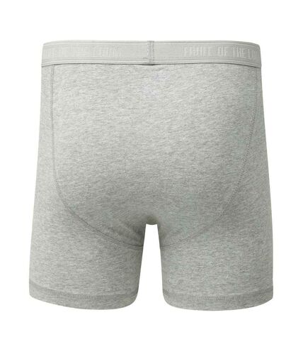 Boxers classic homme gris clair chiné Fruit of the Loom