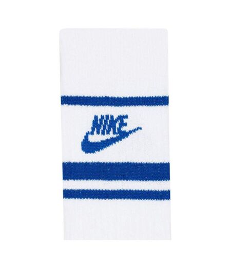 Chaussettes Sportswear Essential Adulte Blanc Bleu Nike