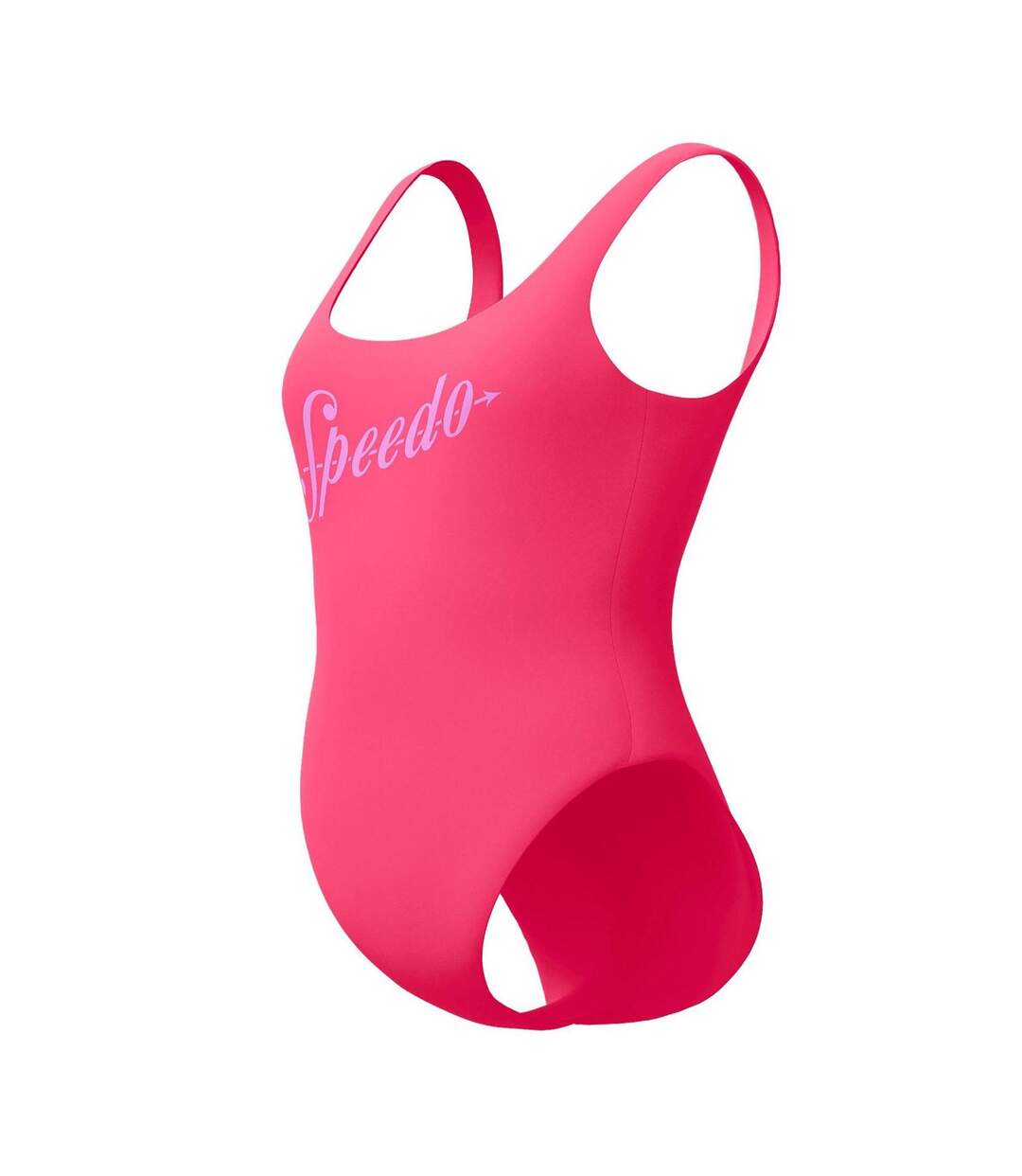Maillot De Bain 1 Pièce Motif/style Logo Imprimé Femme Rose Corail Speedo-4