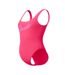 Maillot De Bain 1 Pièce Motif/style Logo Imprimé Femme Rose Corail Speedo-4