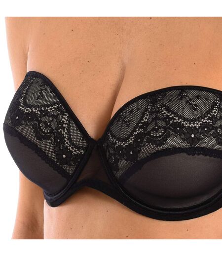 Underwired and padded bra for women, MICAELA model. Removable straps provide support and versatility.