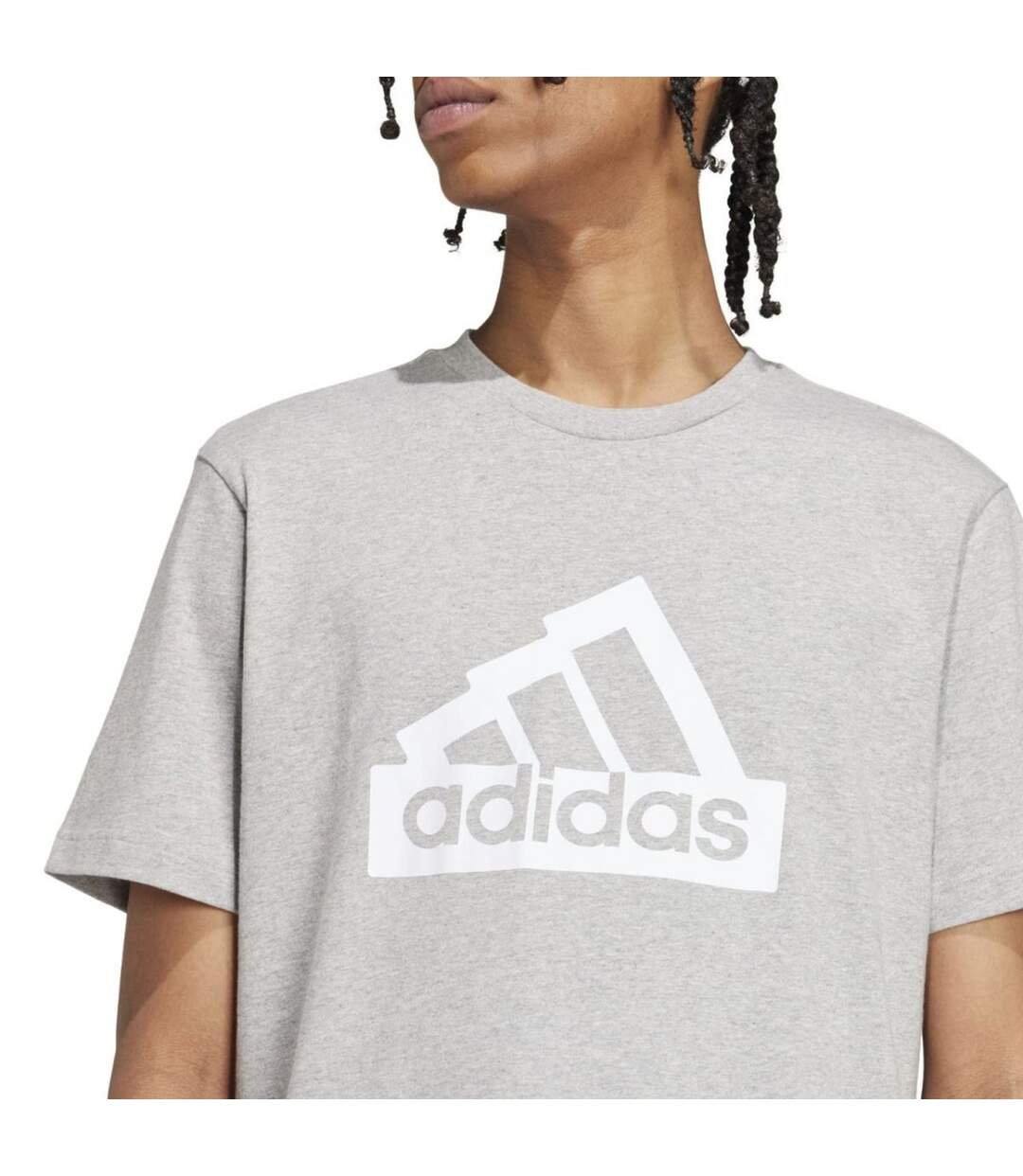 T-shirt Style Graphique Modern Essentials Homme Gris Adidas-4