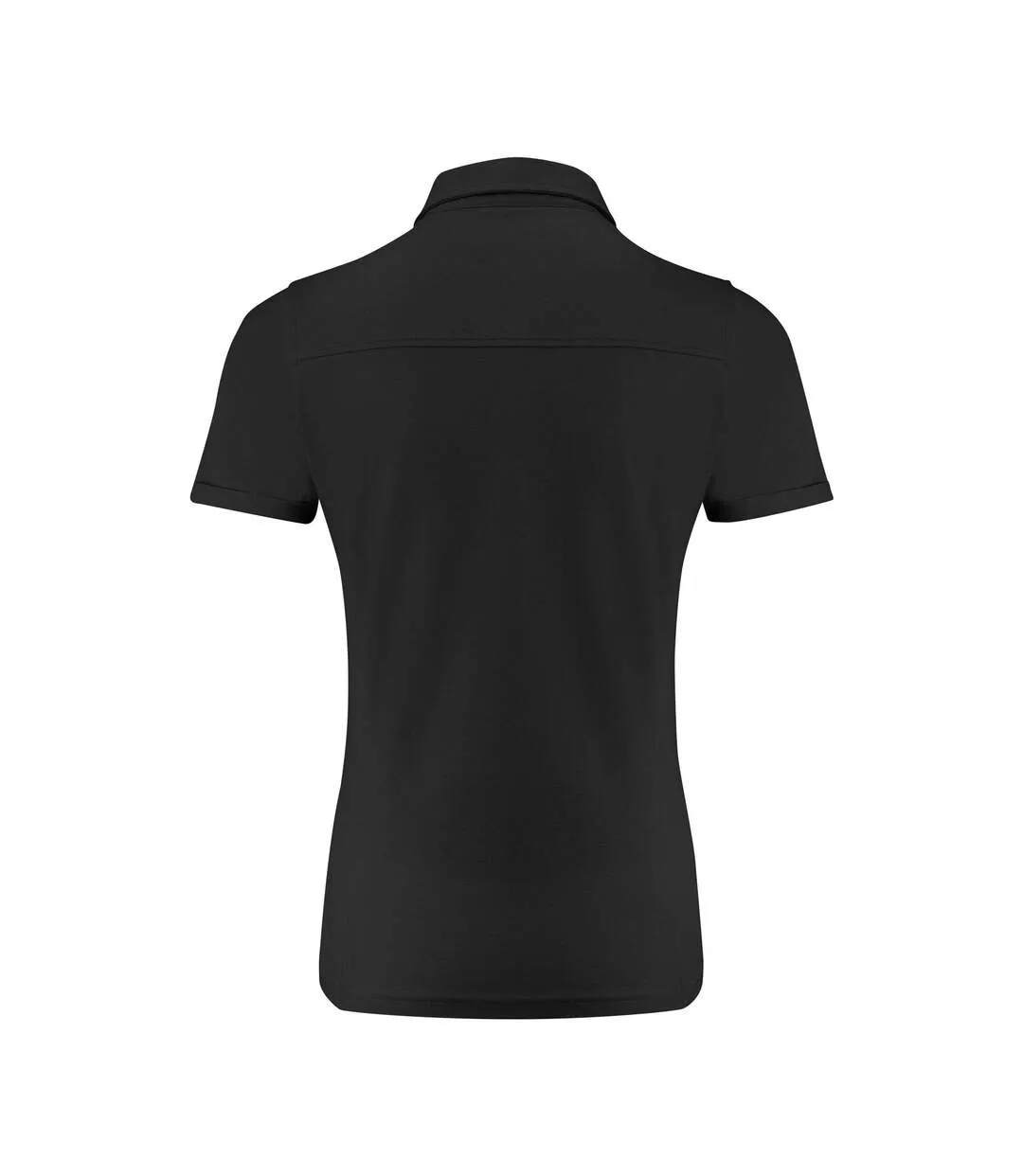 Womens/ladies American Supreme Polo Shirt Black James Harvest-2