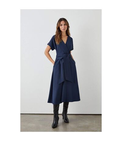 Principles Womens/Ladies Waist Tie Midi Dress (Khaki) - UTDH6457
