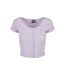 Haut Court Motif/style Côtelé Femme Lilas Urban Classics-1