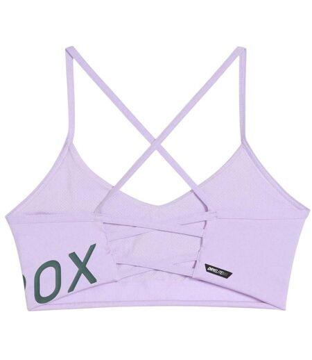 Womens/ladies Hyrox Medium Impact Sports Bra Light Lavender Puma