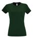 T-shirt manches courtes - Femme - 11502 - vert bouteille