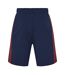 Mens Fleece Elasticated Shorts Navy Blue Lacoste-3