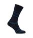 Lot De 3  Chaussettes Motif/style À Rayures Adulte Bleu Foncé Boss-2