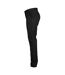Womens/ladies Stretch Chinos Black Front Row-3
