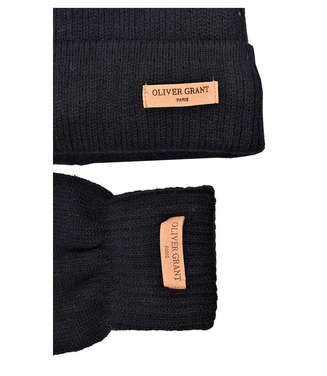 Pack Bonnet Gants Homme OLIVER GRANT PACK 2312 NOIR-4