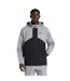 Mens Two Tone Woven Hooded Jacket Grey Black New Balance-4