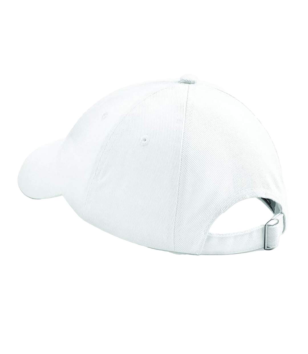 Beechfield Unisex Low Profile Heavy Cotton Drill Cap / Headwear (Pack of 2) (White) - UTRW6730-2