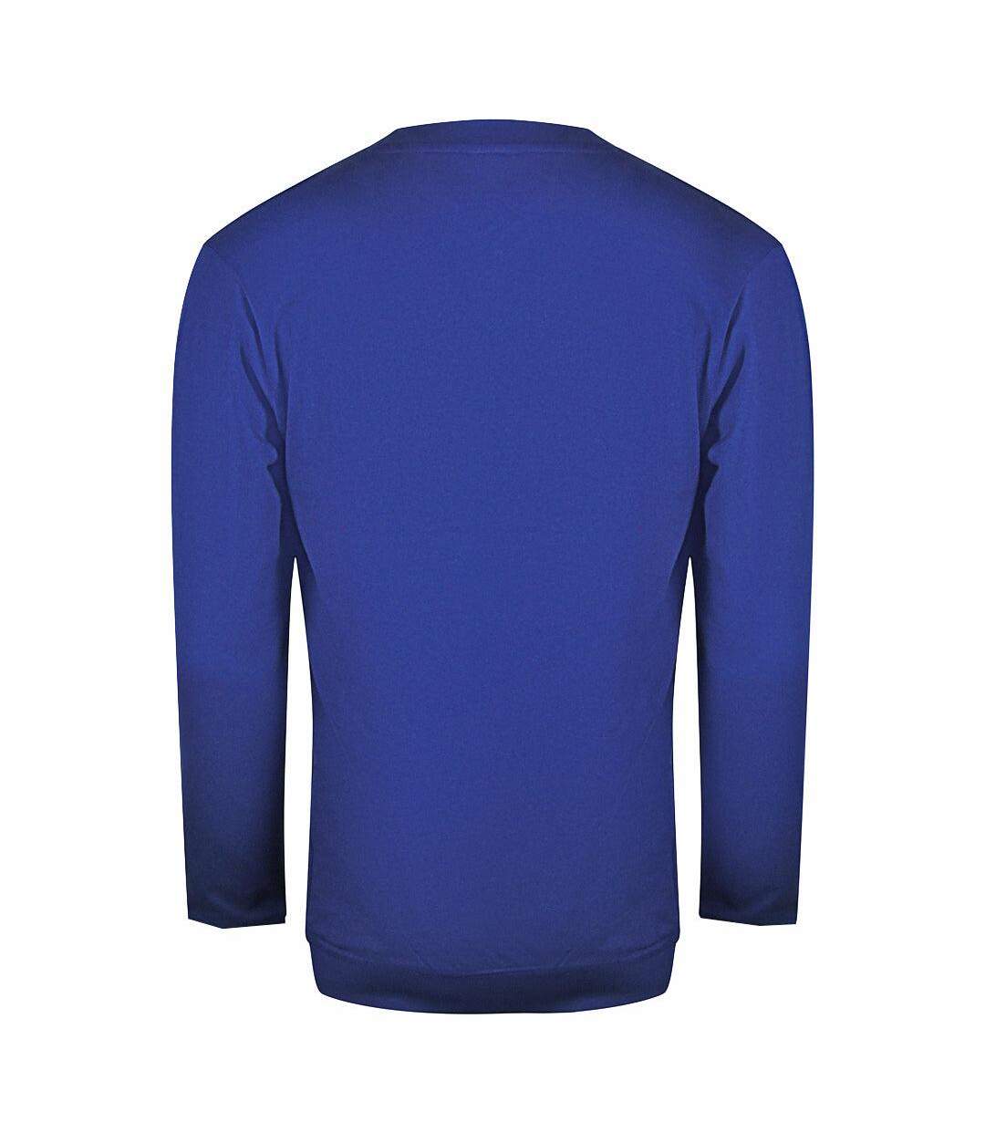 Sweat Motif/style Léopards À Motif Cachemire Homme Bleu Iris Cavalli Class-2